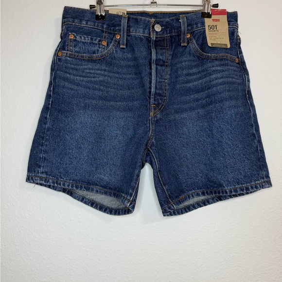 Levi's Pants - Levi's Dark Blue Denim Shorts